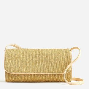 J. Crew Gold Clutch Wristlet